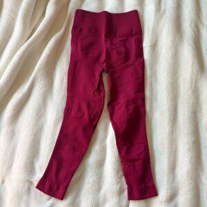Lululemon High-Rise Seamless Leggings Size 4 Burgundy